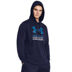 UA RIVAL TERRY GRAPHIC HOOD 