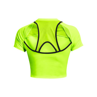 UA RUN ANYWHERE CROP SS-GRN