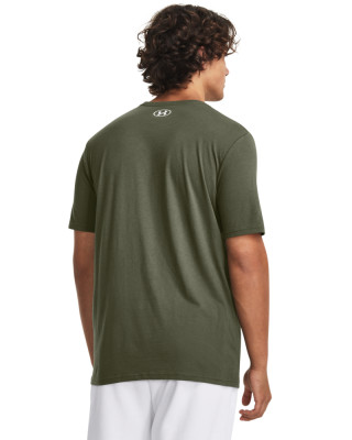UA CAMO CHEST STRIPE SS