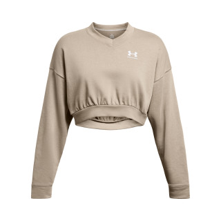 UA RIVAL TERRY OS CROP CRW