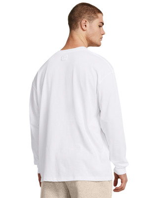 UA HW TONAL WORDMARK LS-WHT