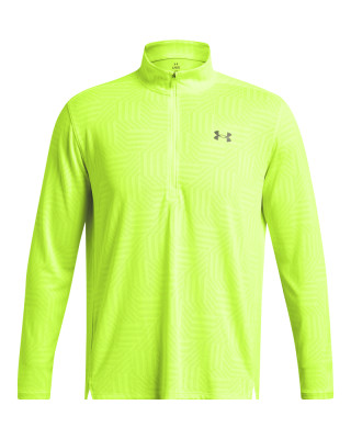 UA TECH VENT GTESSA 1/2 ZIP-GRN 