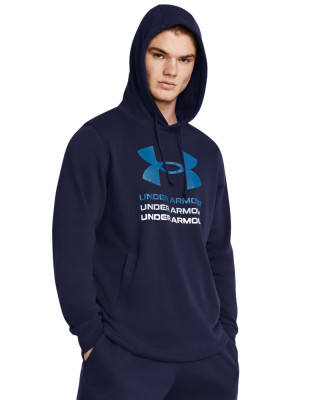 UA RIVAL TERRY GRAPHIC HOOD