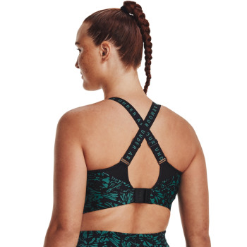 UA INFINITY HIGH PRINT BRA 