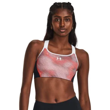 Women's HeatGear® Armour High Printed Sports Bra 
