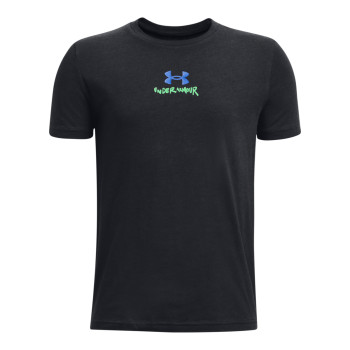 Boys' UA Scribble Branded Short Sleeve 
