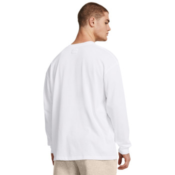 UA HW TONAL WORDMARK LS-WHT 