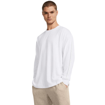 UA HW TONAL WORDMARK LS-WHT 