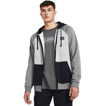 UA RIVAL FLC FZ COLORBLOCK 