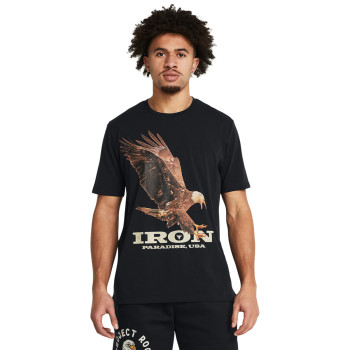 UA PJT RCK EAGLE GRAPHIC SS-BLK 