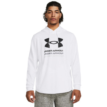 UA RIVAL TERRY GRAPHIC HOOD 