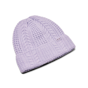 W HALFTIME CABLE KNIT BEANIE 