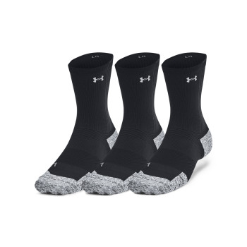 UA AD RUN CUSHION 3PK CREW 