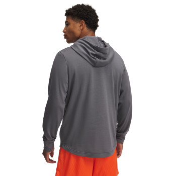 UA RIVAL TERRY LOGO HOOD 