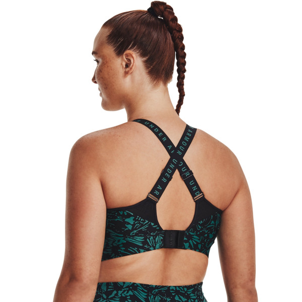 UA INFINITY HIGH PRINT BRA