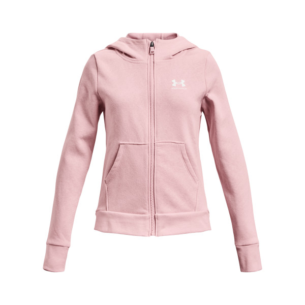 Girls' UA Rival Fleece Full-Zip Hoodie