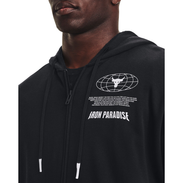 Men's Project Rock Rival Fleece Disrupt Full-Zip