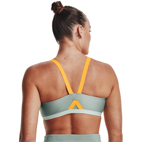 Women's UA Infinity Mid High Neck Shine Sports Bra