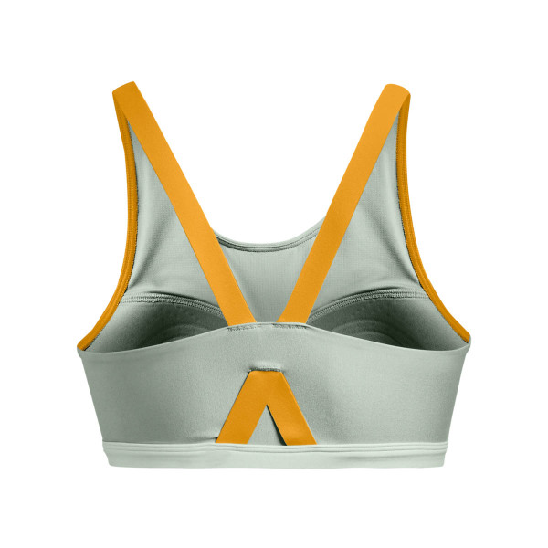 Women's UA Infinity Mid High Neck Shine Sports Bra 