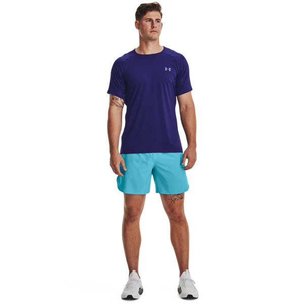 UA PEAK WOVEN SHORTS-BLU 