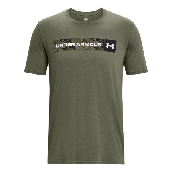 UA CAMO CHEST STRIPE SS