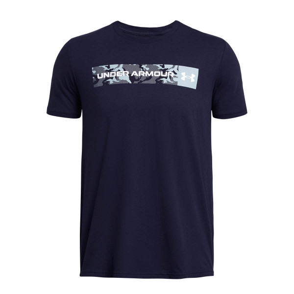 UA CAMO CHEST STRIPE SS