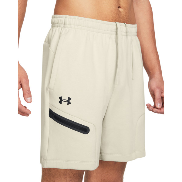 UA UNSTOPPABLE FLC SHORTS-BRN