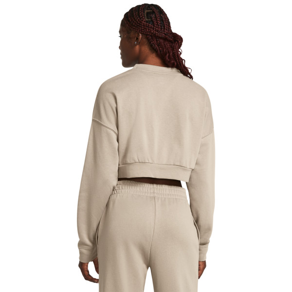 UA RIVAL TERRY OS CROP CRW