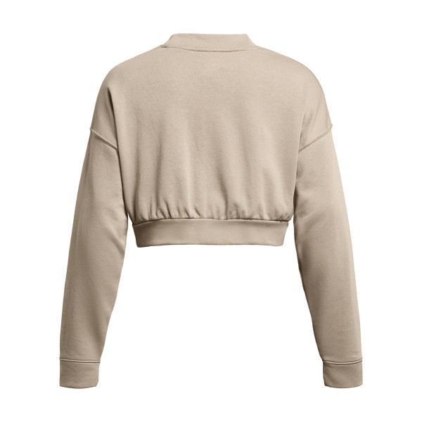 UA RIVAL TERRY OS CROP CRW