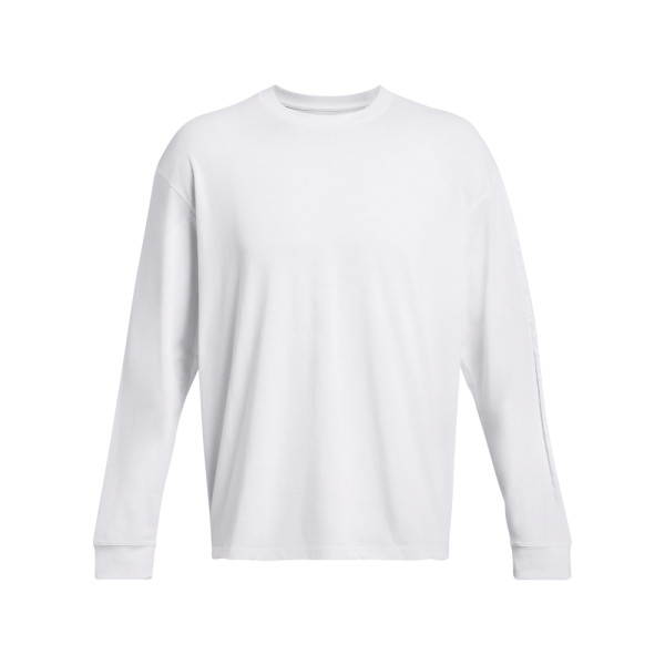 UA HW TONAL WORDMARK LS-WHT