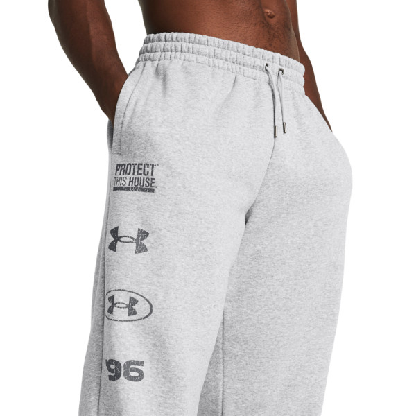 UA ESSENTIAL FLC NOV PUDDLE-GRY