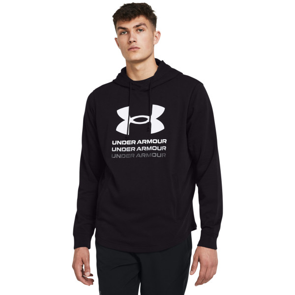 UA RIVAL TERRY GRAPHIC HOOD