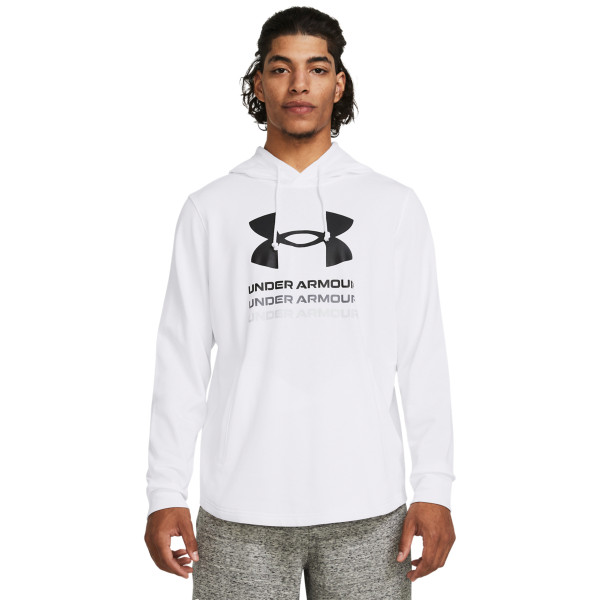 UA RIVAL TERRY GRAPHIC HOOD
