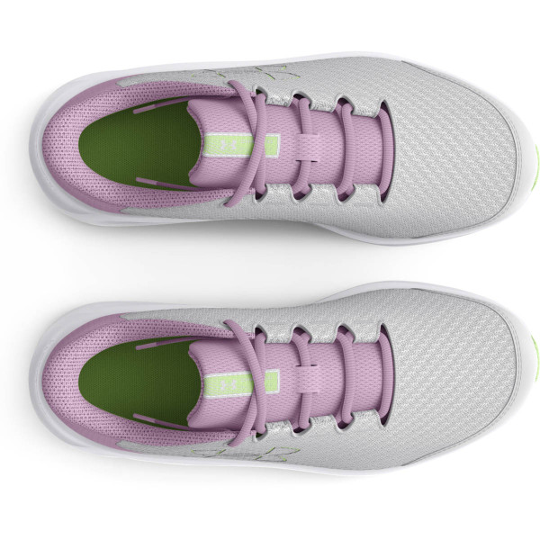 Girls' Grade School UA Charged Pursuit 3 Big Logo Running Shoes