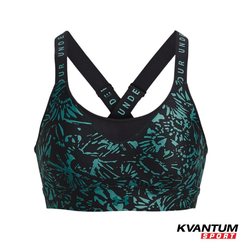 UA INFINITY HIGH PRINT BRA