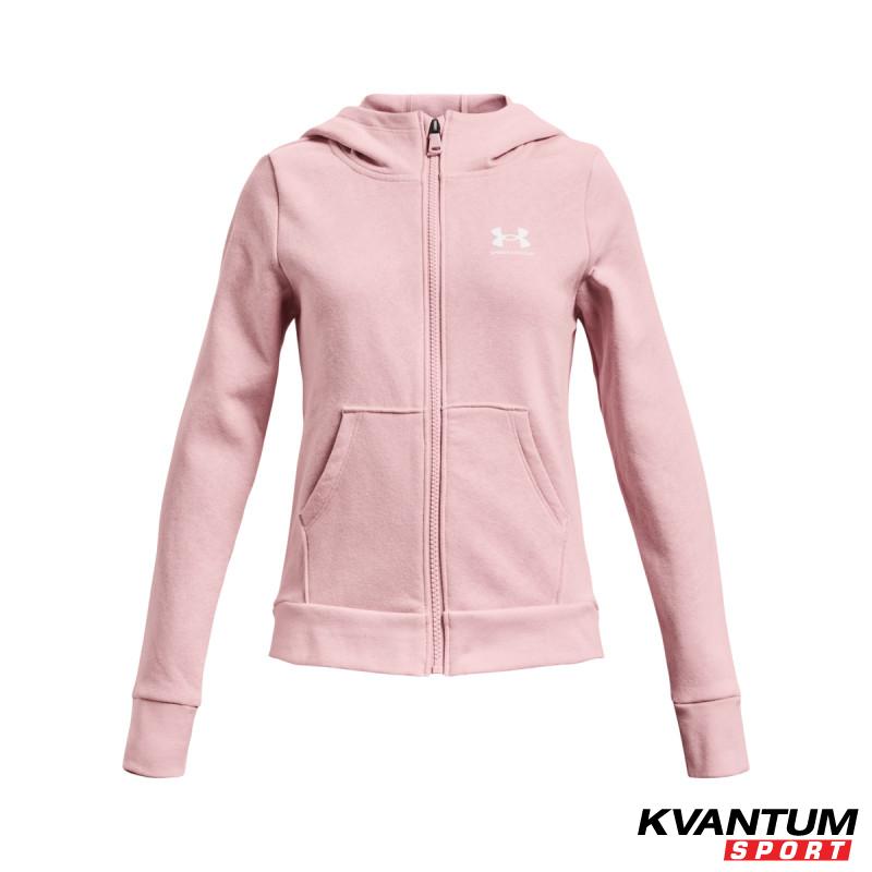 Girls' UA Rival Fleece Full-Zip Hoodie