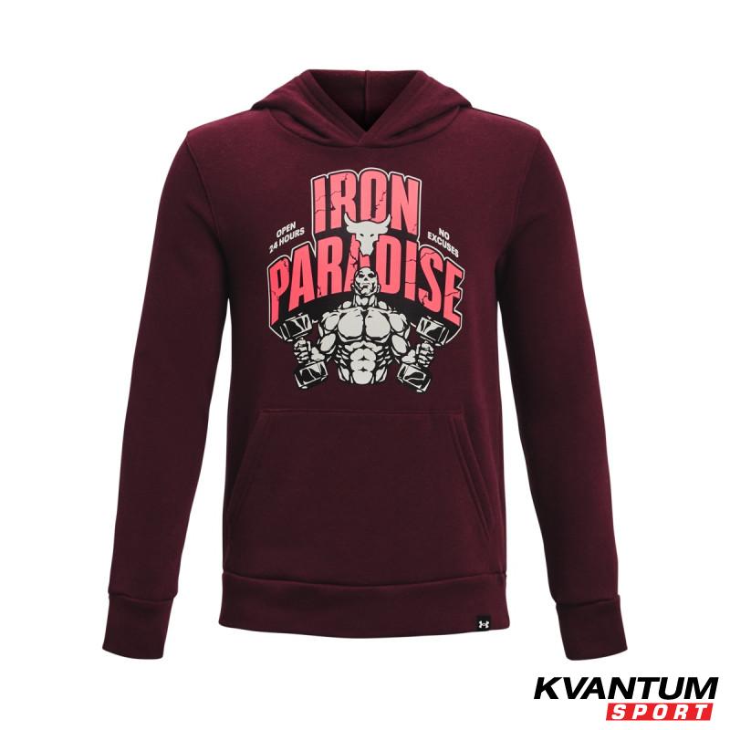 Boys' Project Rock Rival Fleece Home Gym Hoodie