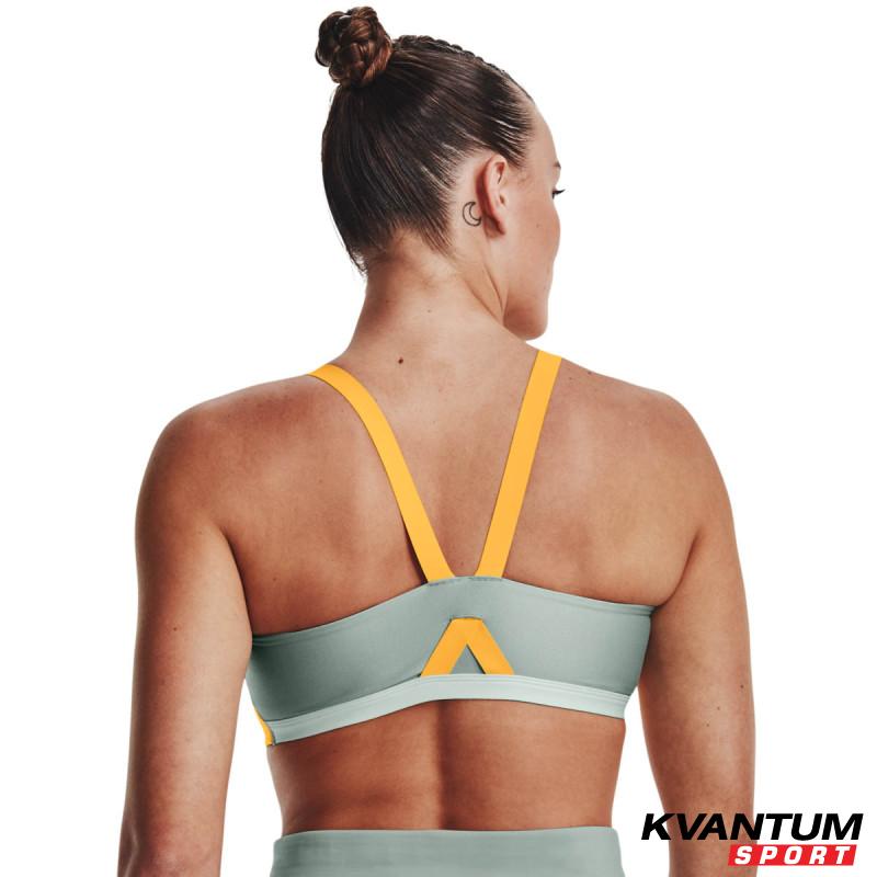 Women's UA Infinity Mid High Neck Shine Sports Bra