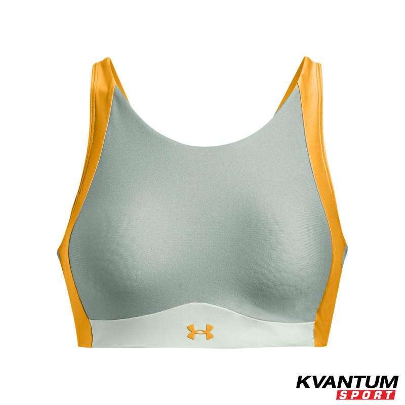 Women's UA Infinity Mid High Neck Shine Sports Bra