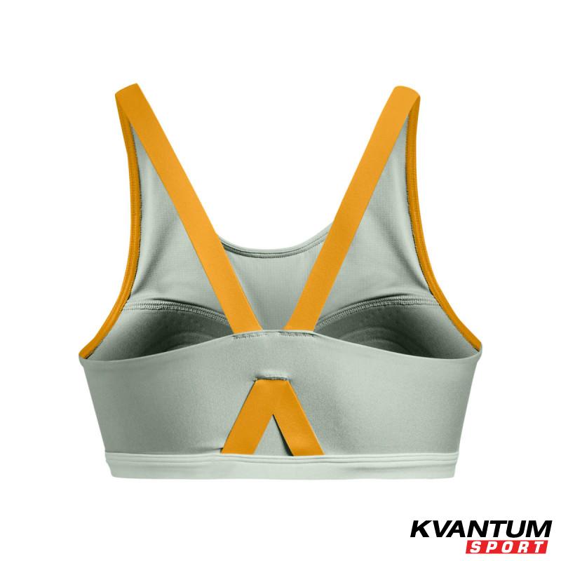 Women's UA Infinity Mid High Neck Shine Sports Bra