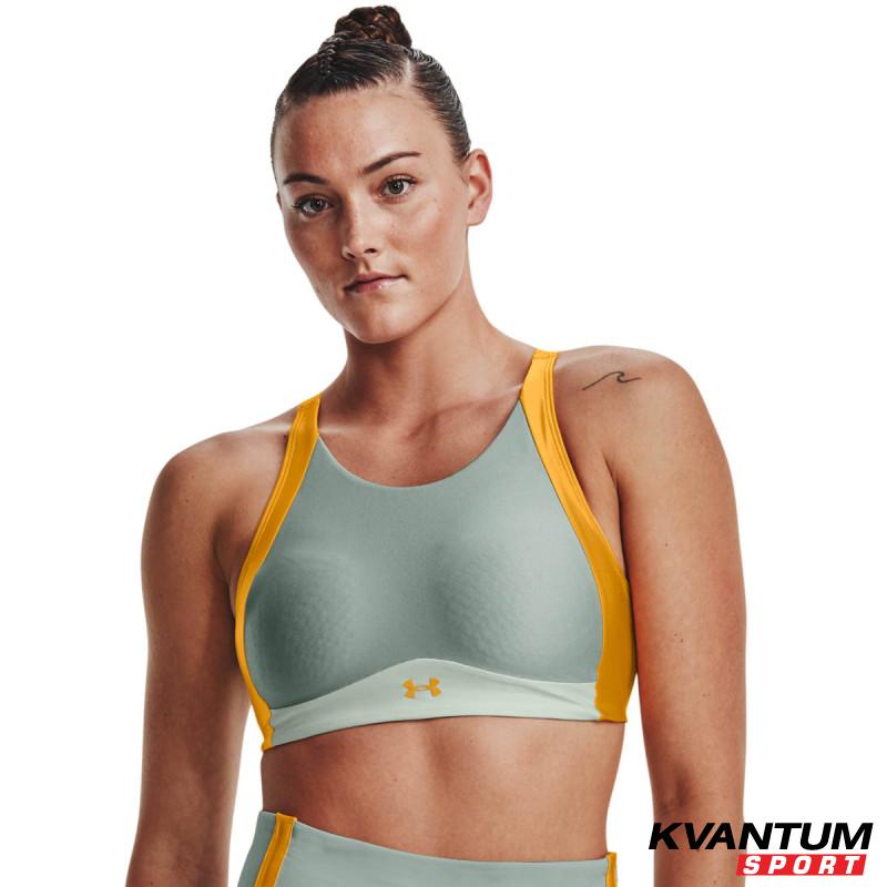 Women's UA Infinity Mid High Neck Shine Sports Bra