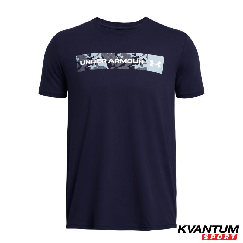 UA CAMO CHEST STRIPE SS