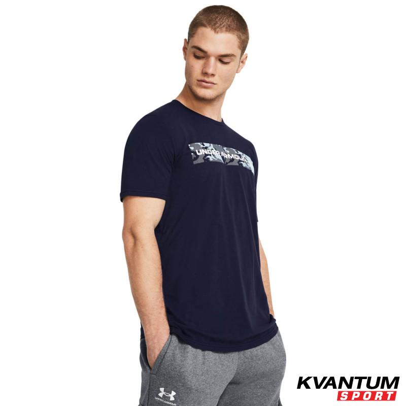 UA CAMO CHEST STRIPE SS