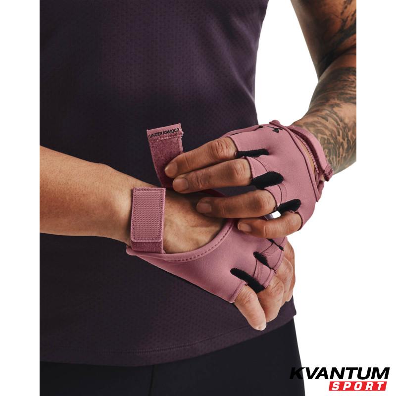 UA WOMEN'S TRAINING GLOVE-PNK