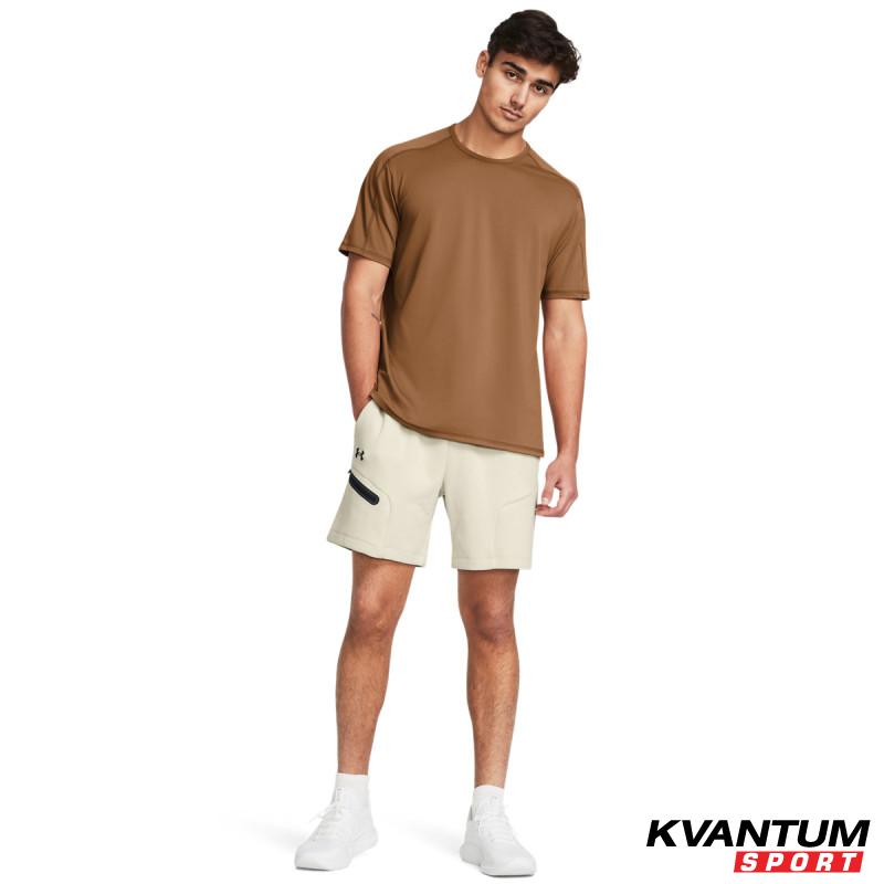 UA UNSTOPPABLE FLC SHORTS-BRN