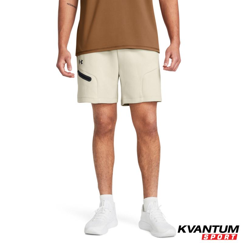 UA UNSTOPPABLE FLC SHORTS-BRN