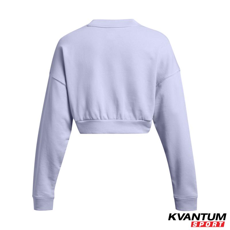 UA RIVAL TERRY OS CROP CRW