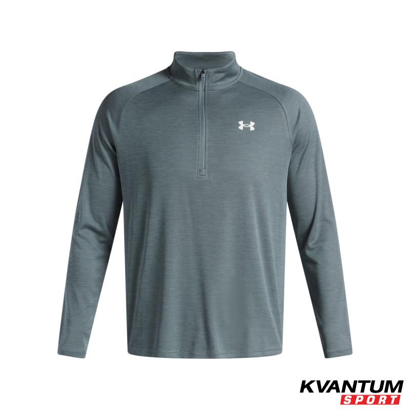 UA TECH TEXTURED 1/2 ZIP 