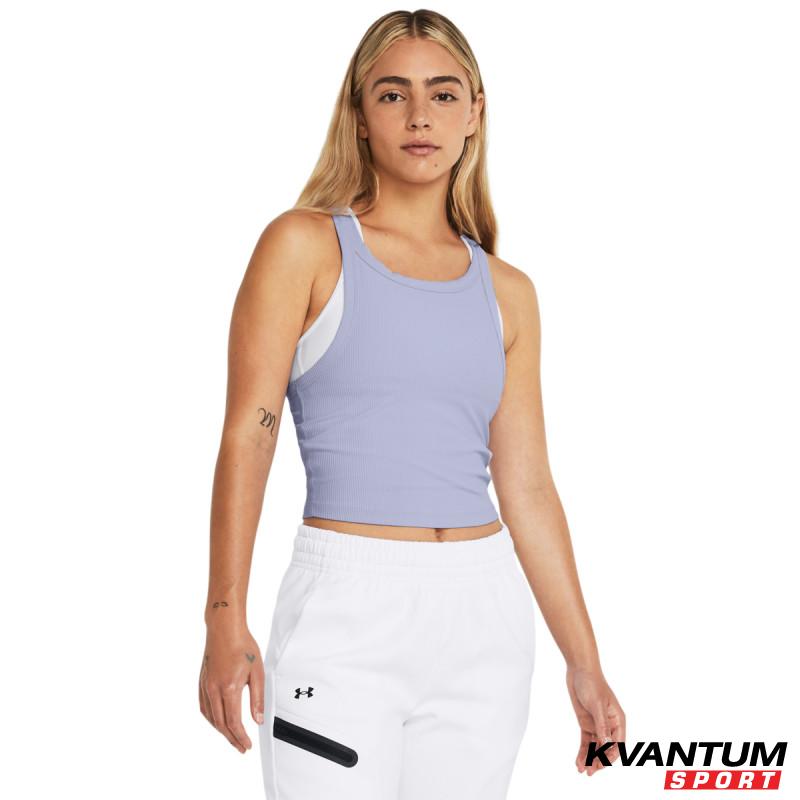 MERIDIAN RIB CROP TANK