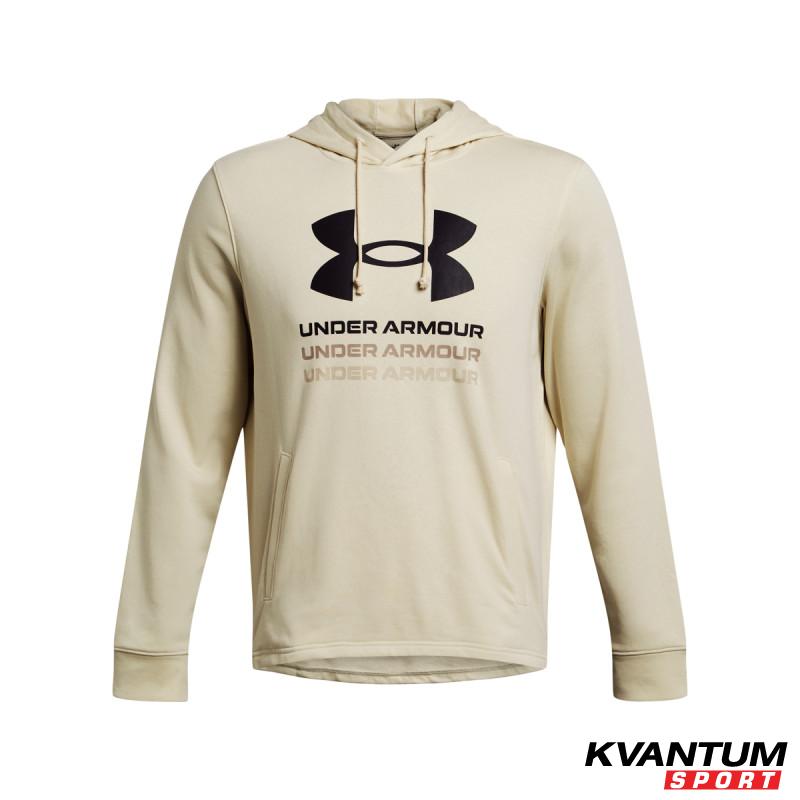 UA RIVAL TERRY GRAPHIC HOOD